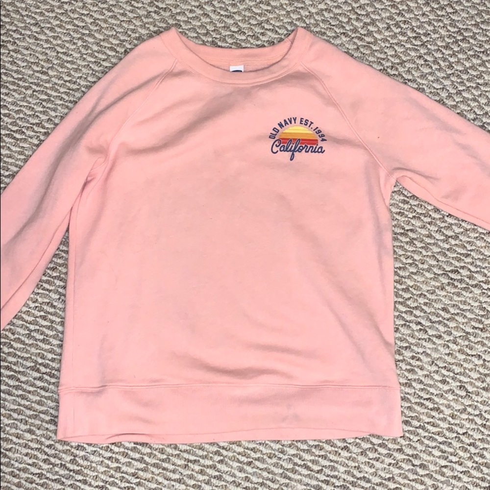 Old Navy pink california sweatshirt